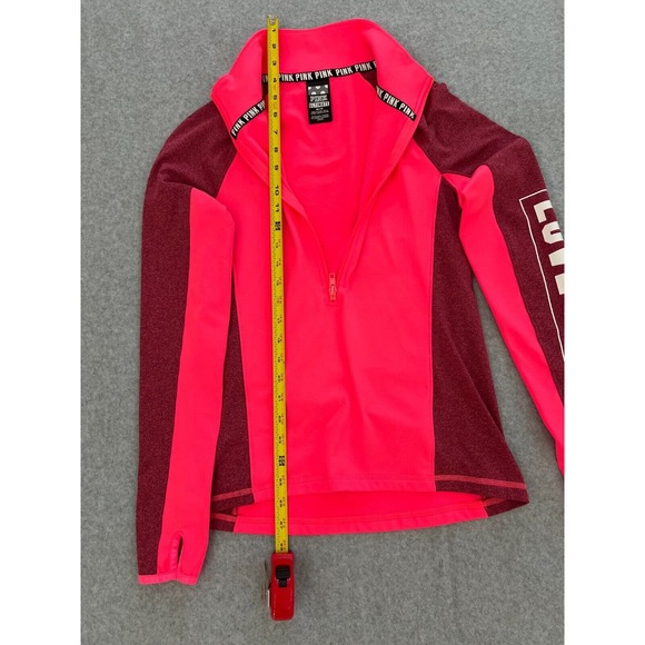 Victoria's Secret T-Shirt‎ The Ultimate Pink Collection Women's 1/2 Zip Size XS - Picture 2 of 7